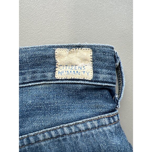 Citizens Of Humanity Corey Slouchy Slim Jeans Size 27 Distressed Blue Premium De - Picture 9 of 16